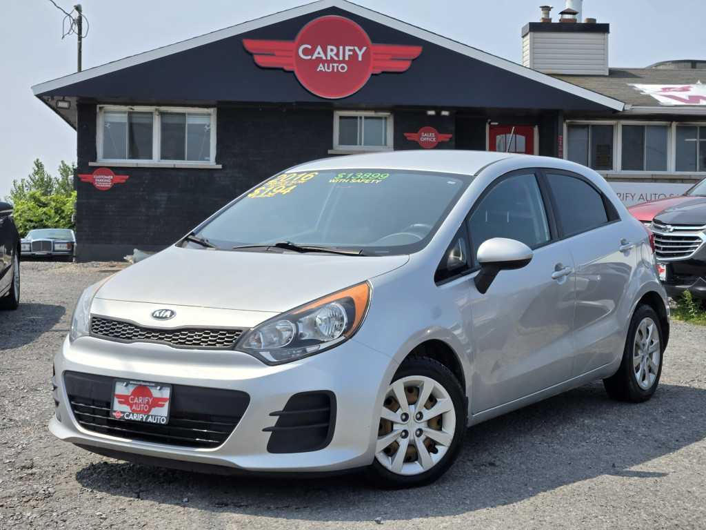 2016 Kia Rio LX Hatchback WITH SAFETY