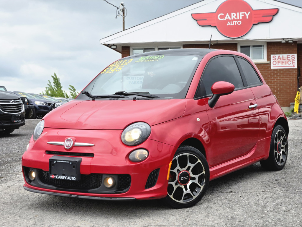 2013 FIAT 500 Sport Turbo Manual WITH SAFETY