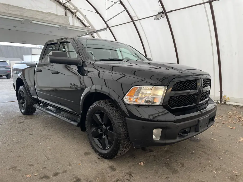 2017 RAM 1500 RAM 1500 OUTDOORSMAN QUAD CAB 4X4,FRT/RR PARK SENS