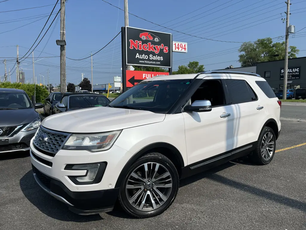 2017 Ford Explorer PLATINUM 4WD - 7 PASS - NAVI - R.CAM - LOADED!