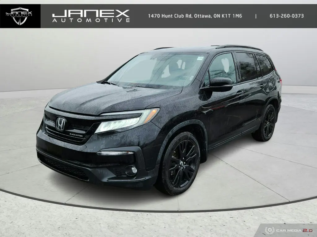 2019 Honda Pilot Black Edition Accidenet Free 7 Passengers